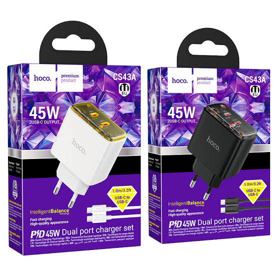 ⚡ Hoco 45W PD/QC (2xUSB-A)